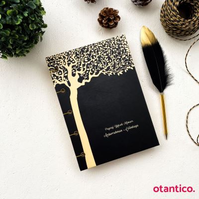 Ağaç temalı kişiye özel defter